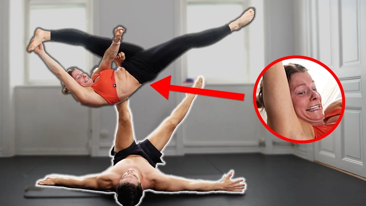 We Tried Acro Yoga Challenge – Calisthenics Athletes vs Yoga Poses